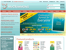 Tablet Screenshot of mccrimmons.com